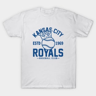 Kansas City Royals Retro 1 by Buck Tee T-Shirt